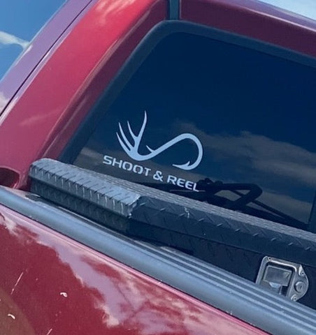 Shoot and Reel Decal