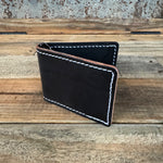 Leather Money Clip Wallet / with RFID Security