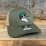 Wood Duck Head Emb. Snapback