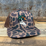 Wood Duck Head Emb. Snapback