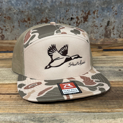 Mallard Outline emb. - Flatbill